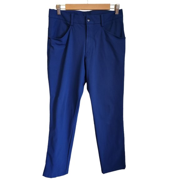 Lululemon Men's Pants Blue Pant Size 32 OTC Office Travel Commute - Picture 1 of 10